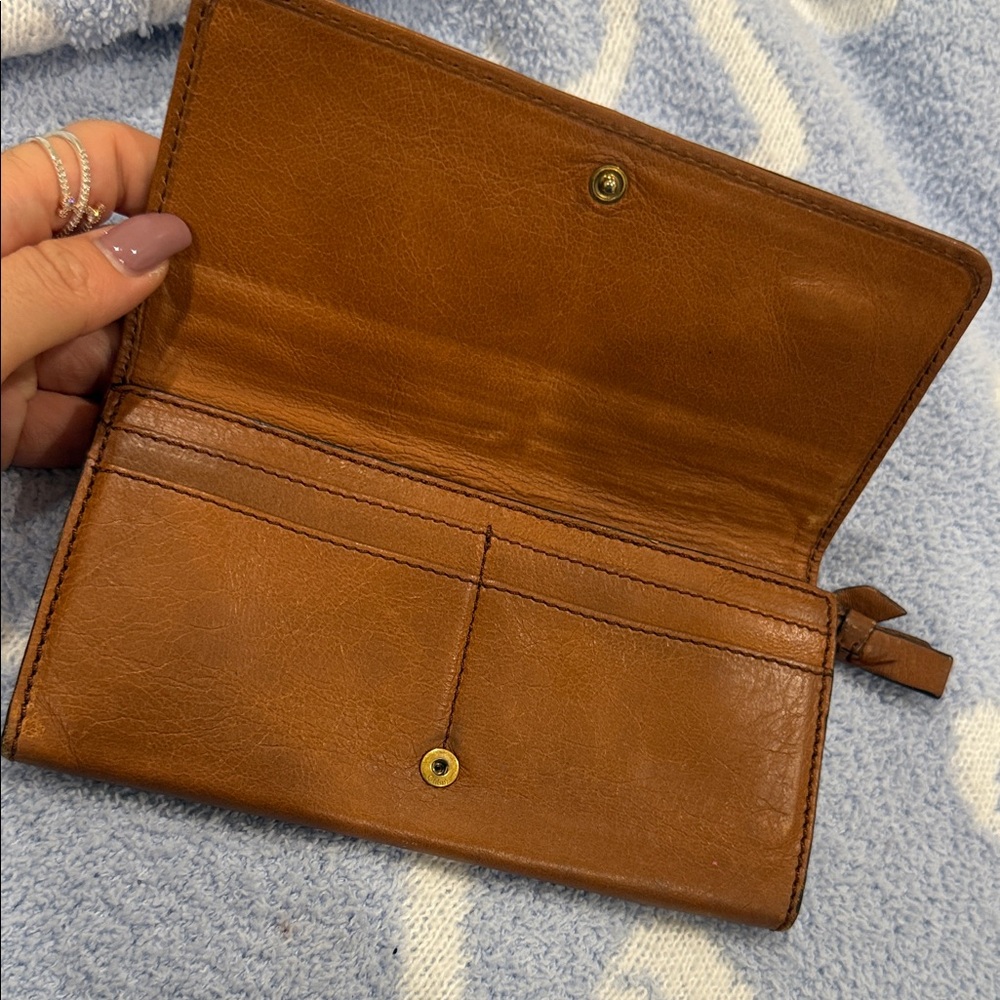 Chloe Brown Leather Wallet - Picture 3 of 10